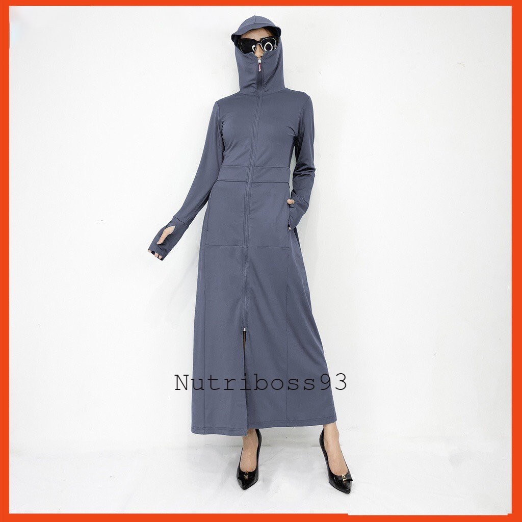 Áo Chống Nắng Toàn Thân 2 Lớp Có Lưới Tản Nhiệt Thoáng Mát Nữ Kèm Khẩu Trang Mẫu 2022-Chống Tia UV | BigBuy360 - bigbuy360.vn