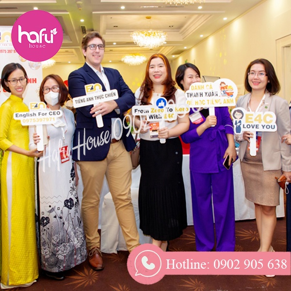 Bảng chụp hình cầm tay -  chụp hình Valentine 14/02 MẪU SẴN - HAFU HOUSE