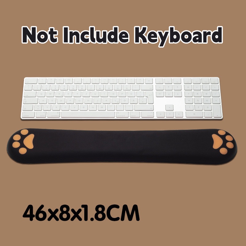 Đệm Kê Cổ Tay Sử Dụng Chuột Và Bàn Phím Hình Chân Mèo Dễ Thương