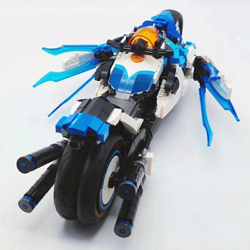 Bộ 1230 Mô Hình Xe Mô Tô MOC Technic Hoạt Hình Vui Nhộn Cho Bé DIY