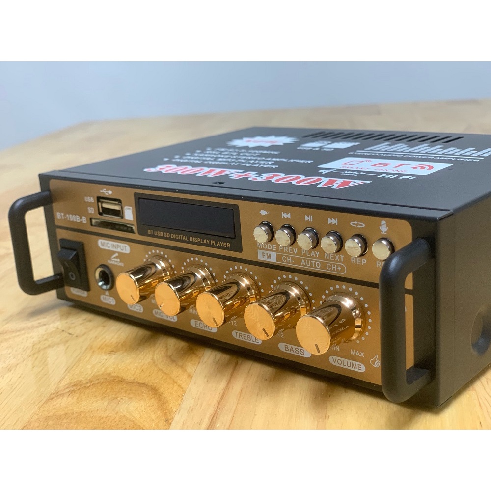 Amly mini bluetooth TLC-BT198B có echo, ghi âm