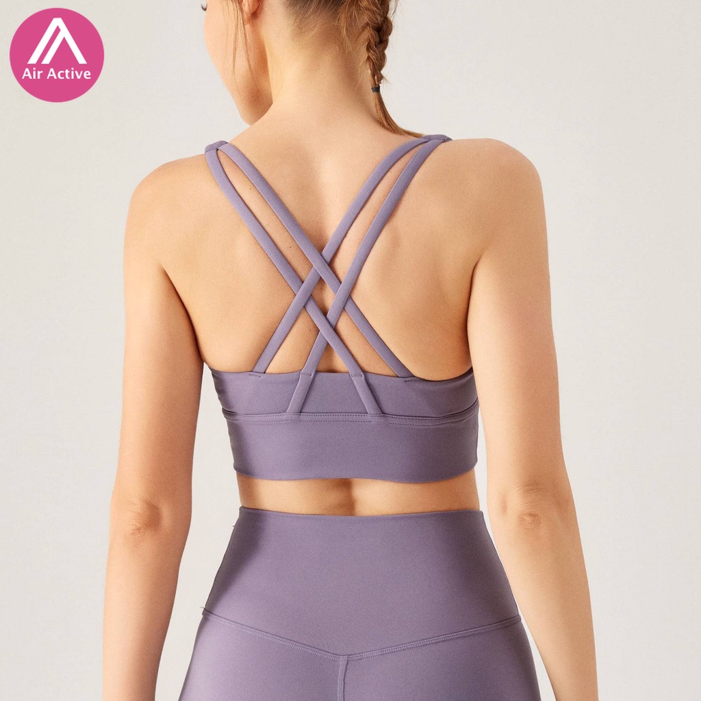 Áo bra thể thao áo ngực thể thao có miếng đệm dùng tập gym thể thao áo bra tập gym