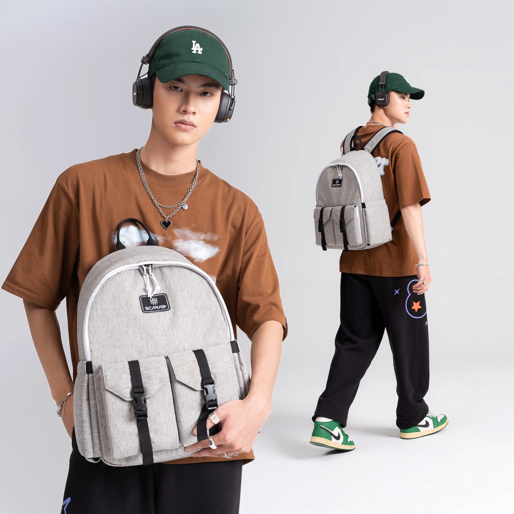 Scarab Daily Backpack Unisex - Balo Thời Trang Đi Học, Đi Chơi Đựng Vừa Laptop 15,6inch