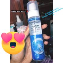 (sale) Xịt khoáng LEBELAGE DEEP COLLAGEN HYALURONIC FACIAL MIST giữ ẩm cho da, giữ lớp trang điểm