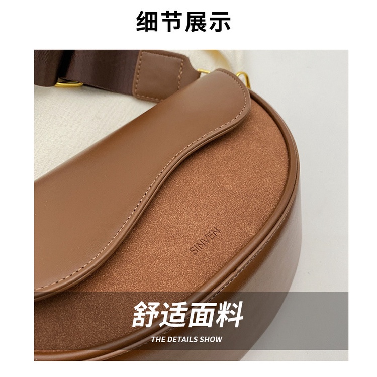 Túi đeo chéo vai JASMIN NOIR bằng da PU thời trang sành điệu dành cho nữ