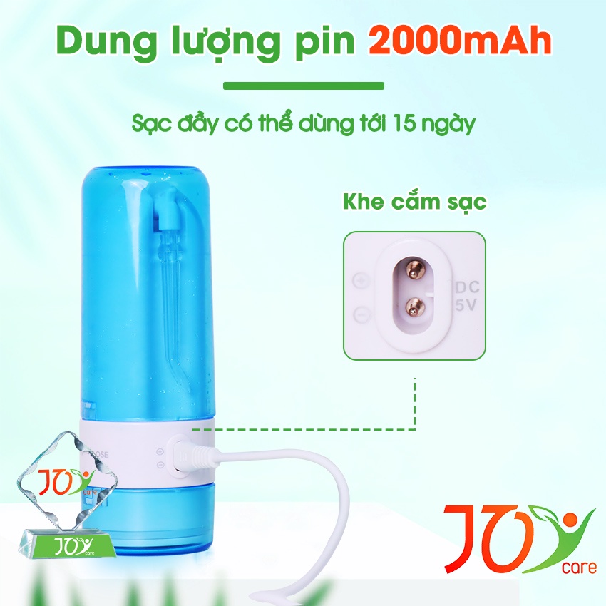 Máy tăm nước cầm tay gấp gọn HN-N15 dùng liên tục 15 ngày không cần sạc lại | BigBuy360 - bigbuy360.vn