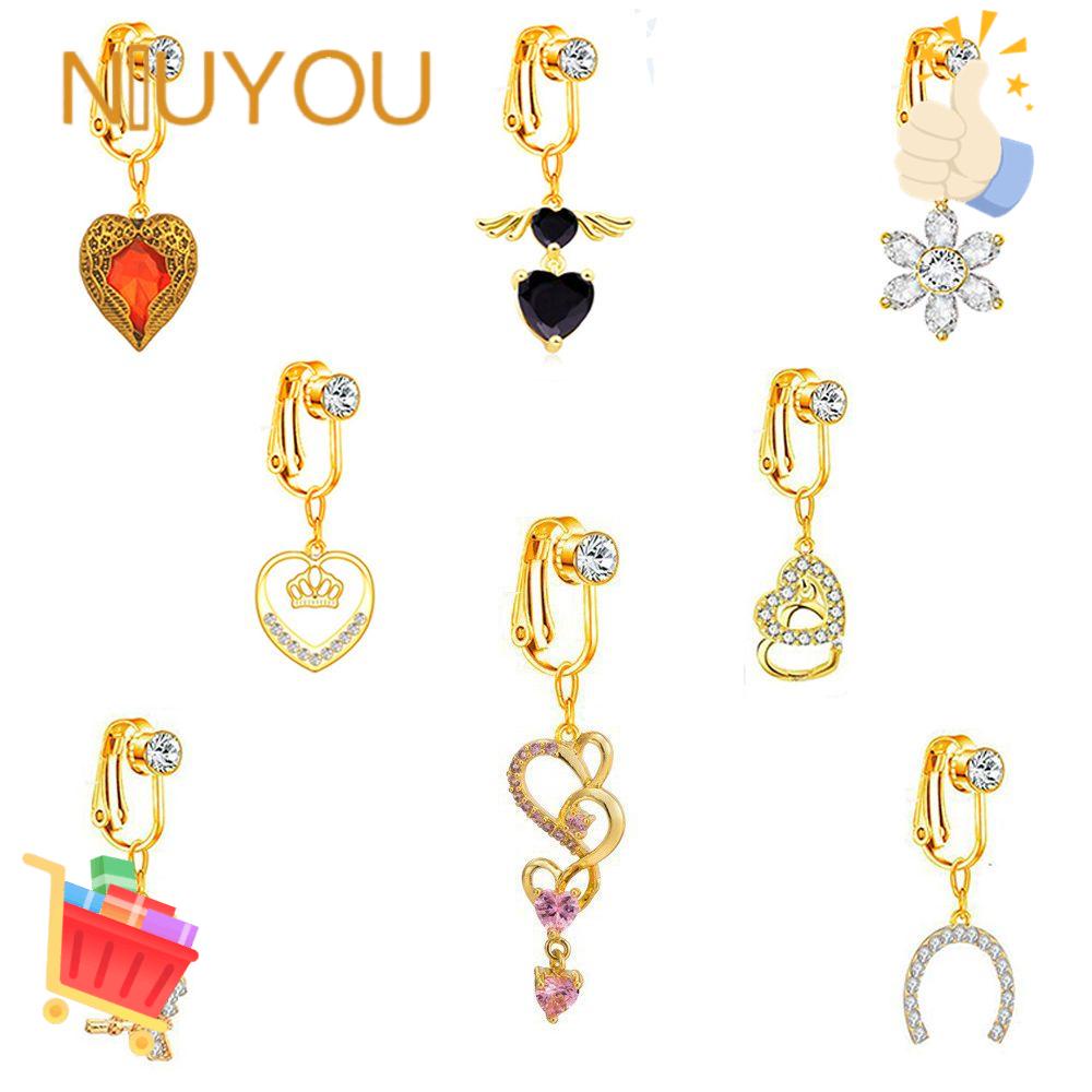 Khuyên Xỏ Rốn / Mũi / Rốn Giả Dạng Kẹp