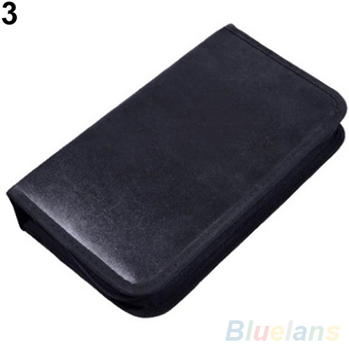 Túi Da Giả Đựng Đĩa CD / DVD 80 Ngăn Họa Tiết Hoa Hướng Dương Tiện Dụng