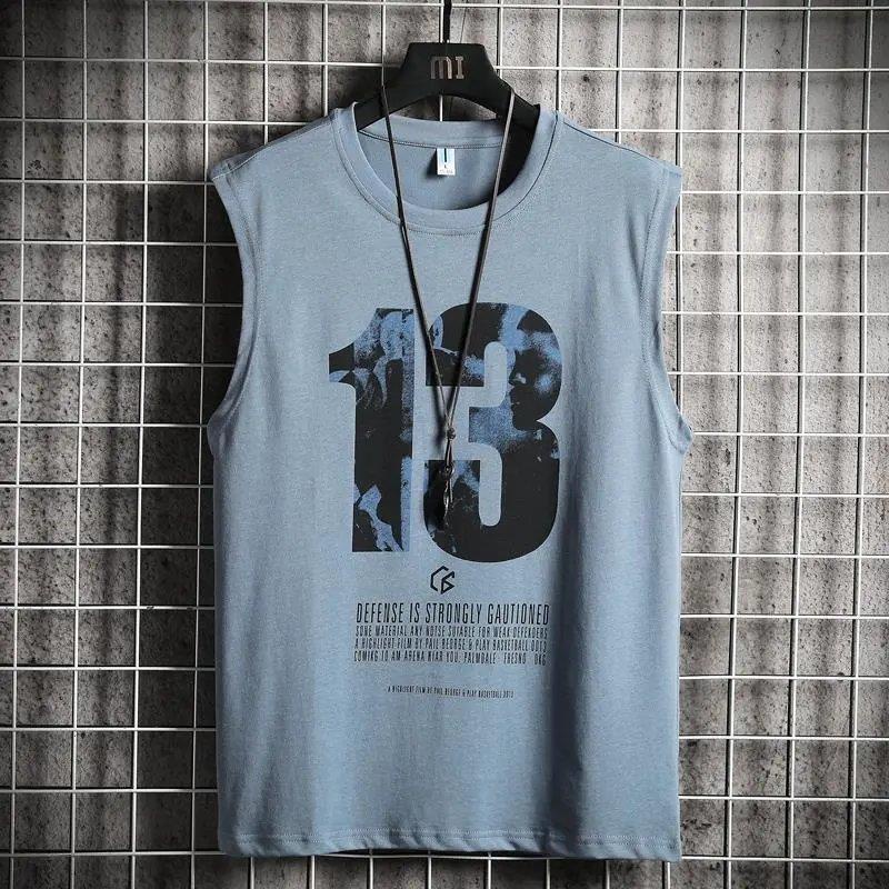 Áo Thun Thể Thao Sát Nách Dáng Rộng Plus Size Phong Cách Hip Hop Thời Trang Mùa Hè Cho Nam