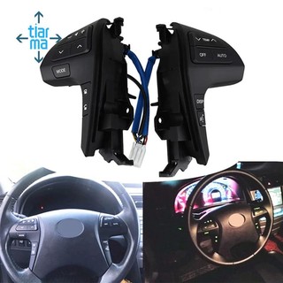 1 cặp nút điều khiển âm thanh vô lăng xe hơi màu bạc cho toyota highlander 2009-2012 2011-2013 camry