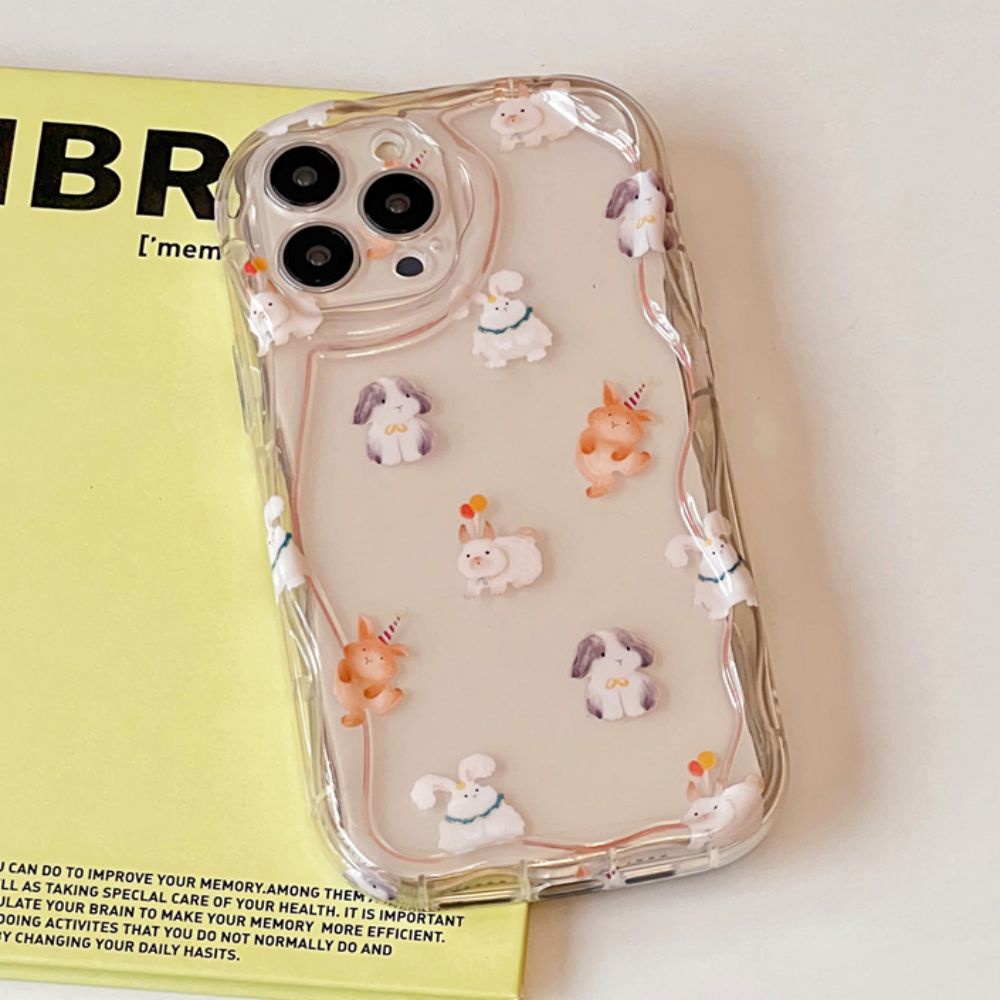Ốp Điện Thoại TPU Mềm Chống Sốc Họa Tiết Tranh Sơn Dầu Hình Động Vật Dễ Thương Cho IPhone 11 12 13 14 Pro Max