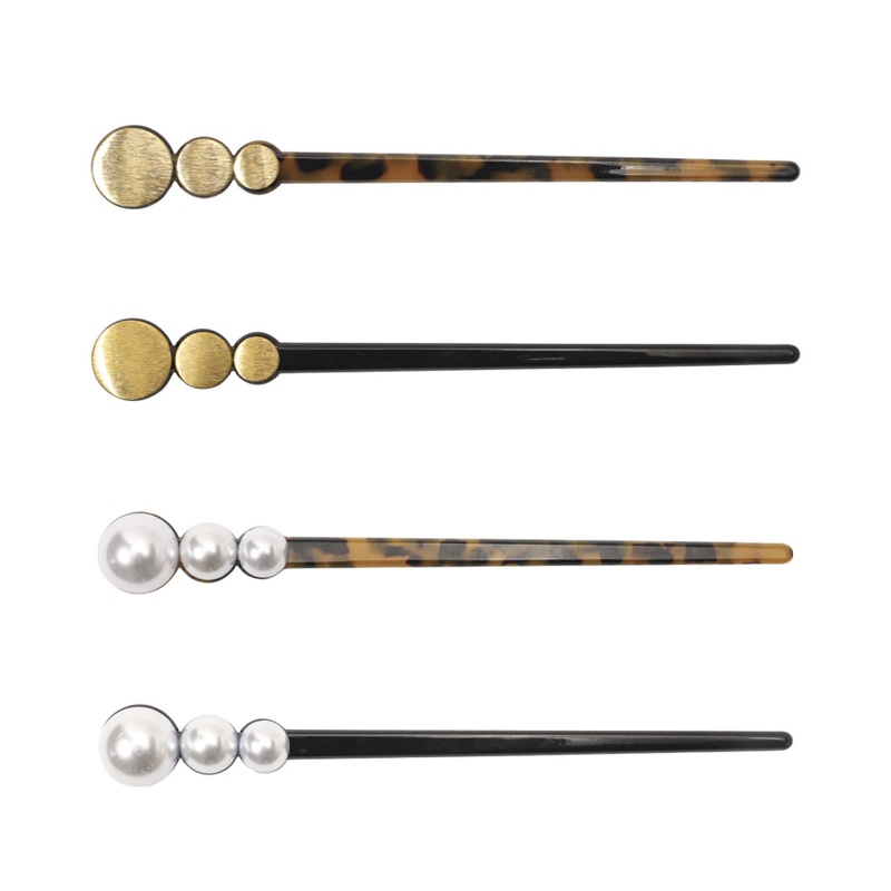 Trâm Cài Tóc Dài Bằng Nhựa Kiểu Dáng Đơn Giản Cho Nữ