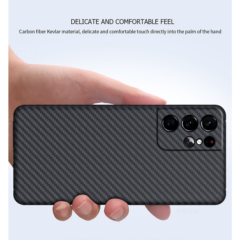 Ốp Điện Thoại Sợi Carbon Chống Rơi Cho Samsung Galaxy S21 S22 Plus S23 Ultra Galaxy S23