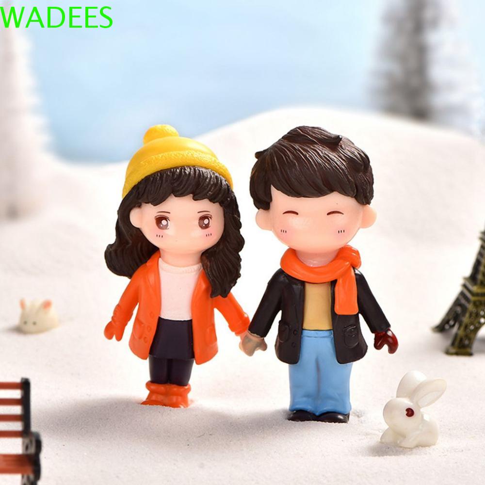 Tượng Cặp Đôi Mini Dễ Thương Dùng Trang Trí Tiểu Cảnh|Phụ Kiện Quả Cầu Trang Trí Bánh Kem Ngày Lễ Tình Nhân