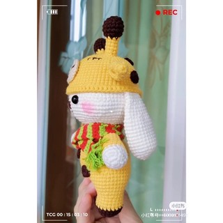 Thỏ mũ ếch( thỏ mũ hưu ) HandMade