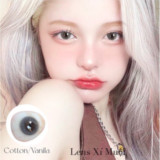 Lens mắt Xám tây giãn vừa Cotton/Vaniila/Bella (0-6 độ)