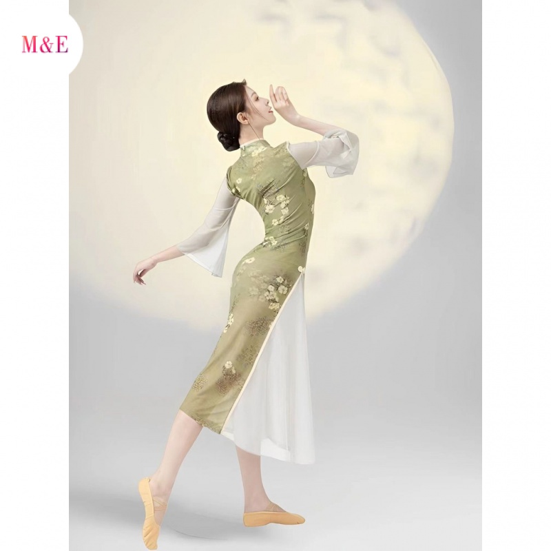 M &amp; E Trang Phục Sườn Xám Khiêu Vũ Dân Tộc Trung Hoa Cổ Điển Dáng Ôm Vừa Vặn Pr Cho Người Lớn
