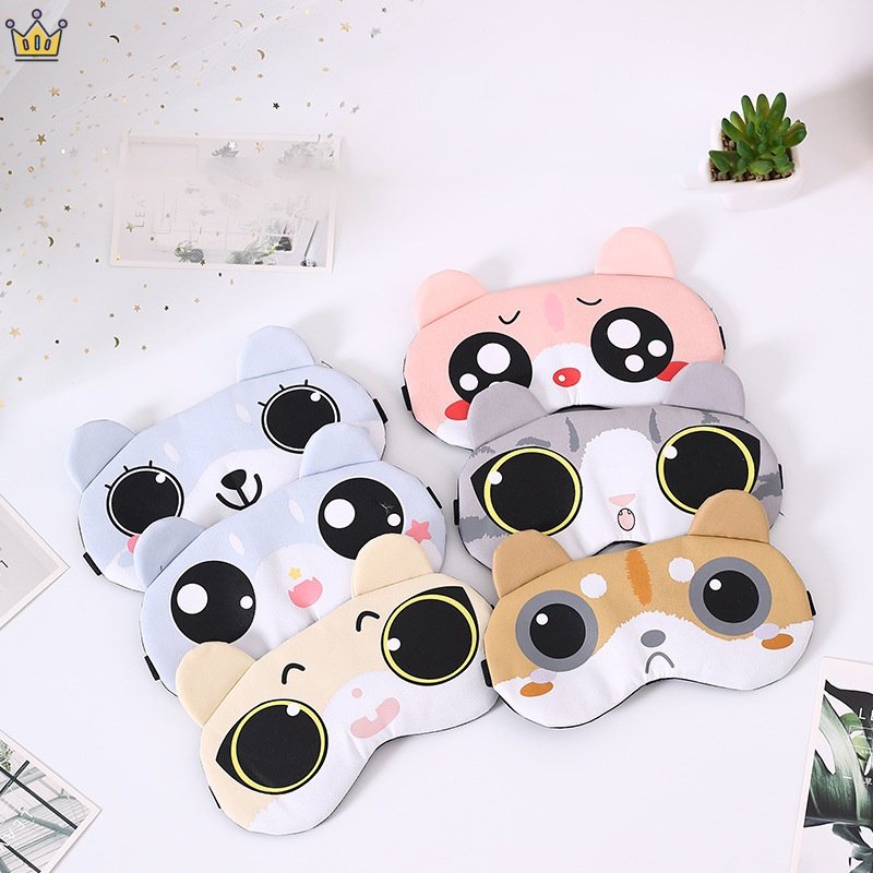 Bịt Mắt Ngủ Có Túi Gel Mềm Mịn Dễ Thương JP5