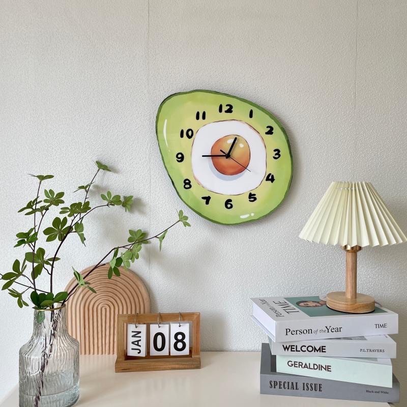 Đồng hồ treo tường hình bông hoa decor
