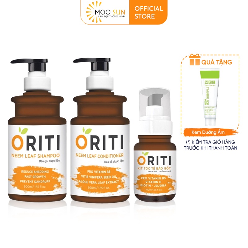 Xịt mọc tóc thảo mộc ORITI - Kích thích mọc tóc, ngăn rụng tóc ORITI dưỡng ẩm và phục hồi tóc hư tổn 100ml