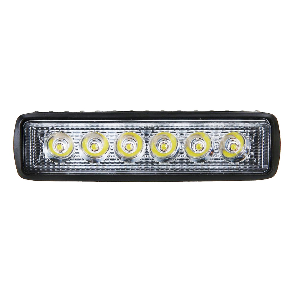 Đèn Led 6 Bóng 18W Siêu Sáng Chuyên Dụng Cho Xe Jeep Off Road SUV ATV Truck