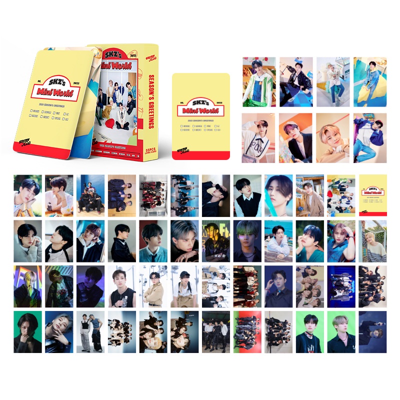 Set 55 Tấm Ảnh Lomo Card Nhóm Nhạc StrayKids 2023