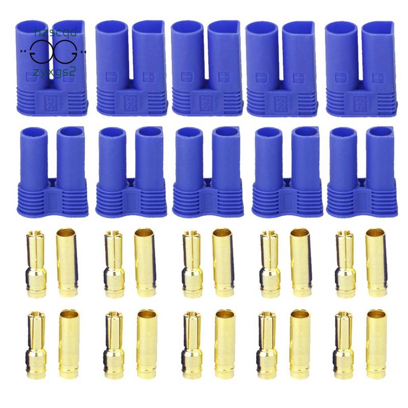 Set 5 Cặp Đầu Nối Phích Cắm Bắp Chuối EC5