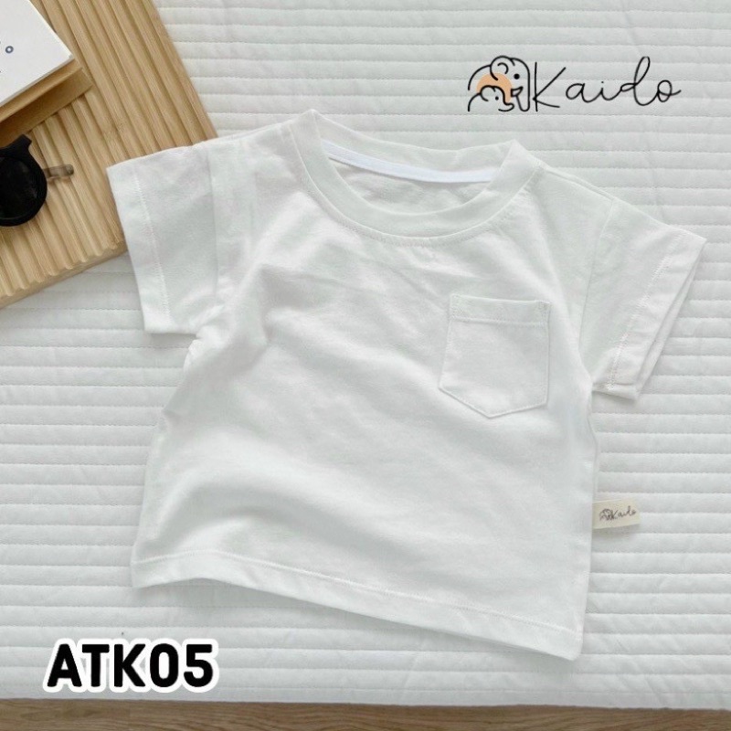 Áo Thun Bé Trai Bé Gái , Áo Phông Cotton Vải Xước Nhiều Màu Cho Bé - Nhà Cam