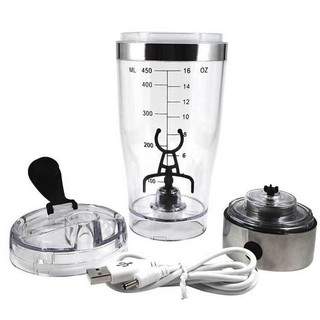 Bình Lắc Protein Chạy Điện USB Mini 450ml / 600ml