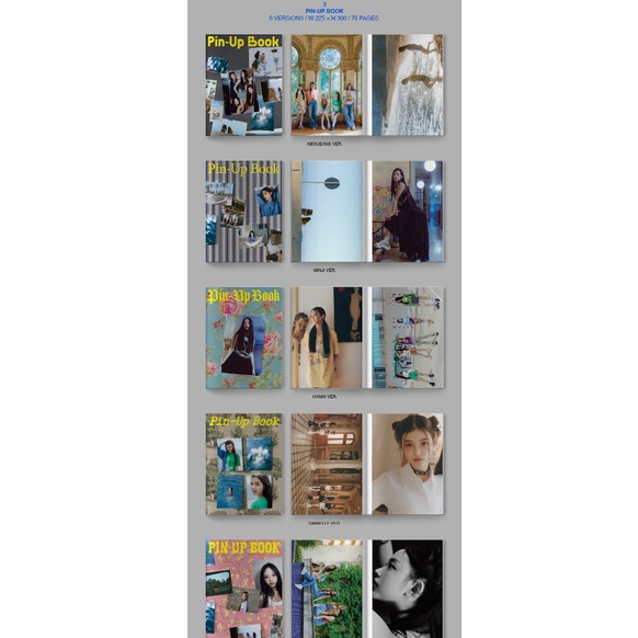 Đĩa nhạc nhóm Newjeans 1St Ep phiên bản sổ xanh lam