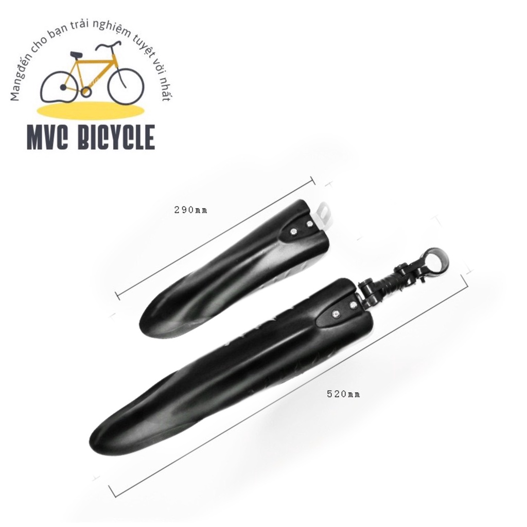 Chắn bùn xe đạp thể thao phù hợp xe 20-26 inch.