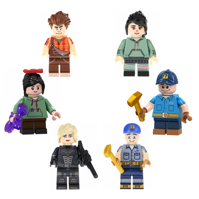 Bộ Đồ Chơi Lắp Ráp Mô Hình Nhân Vật Ralph Anime Cho Bé