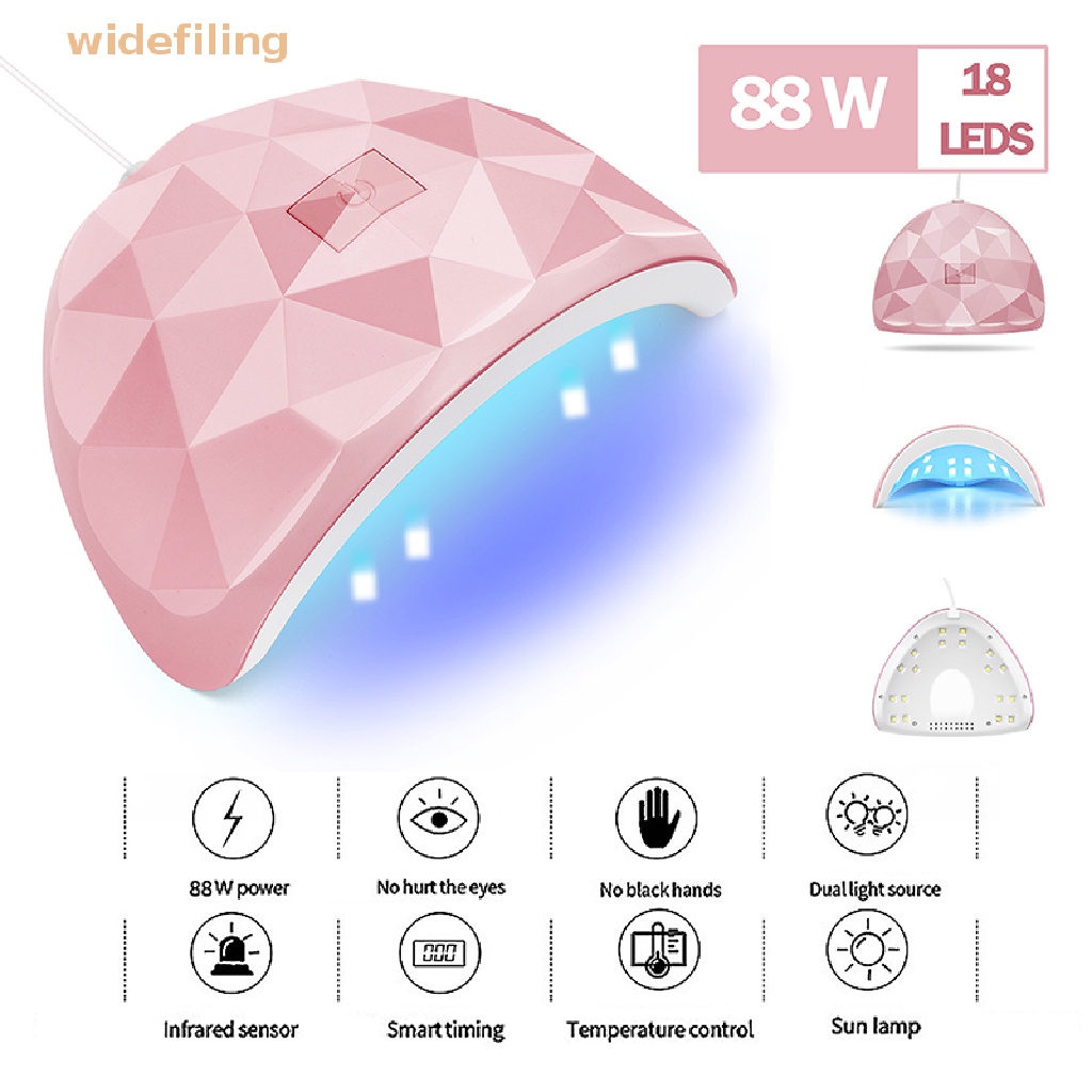 Đèn LED Hong Khô Móng Tay 88W 18 Bóng Chuyên Dụng