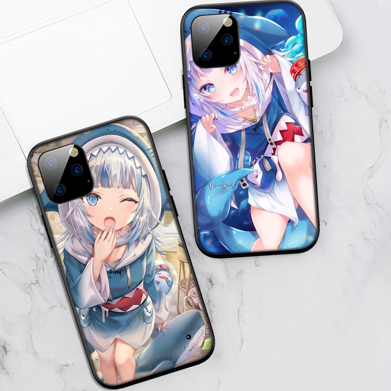 Ốp Điện Thoại Hình Gawr Gura Cho iPhone SE XR 5 5S 6 6S 7 8 11 Pro Max Plus 2PRR