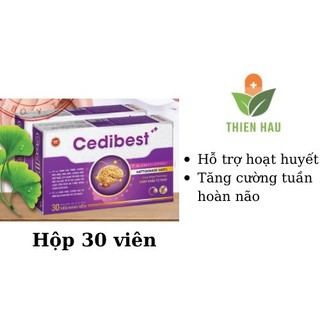 Hoạt huyết dưỡng não thảo dược cedibest - hộp 30 viên