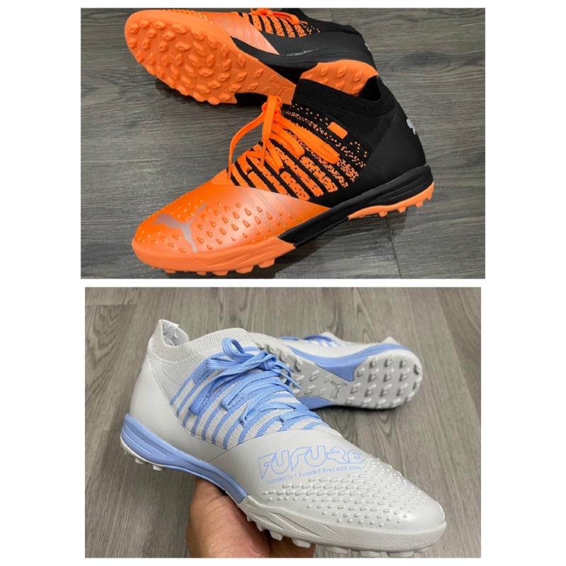 giày đá bóng Tf Puma Future Z 1.3 Teazer xanh xám