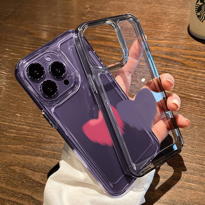 Ốp Điện Thoại Silicon TPU Mềm Trong Suốt Chống Sốc Cho IPhone 14 Pro Max 11 13 12 Pro XS Max XR X 8 7 6S Plus