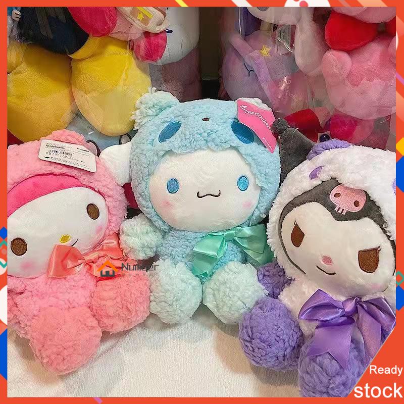SANRIO Thú Nhồi Bông Hình Nhân Vật Kuromi My Melody Cinnamorol 10cm / 15cm