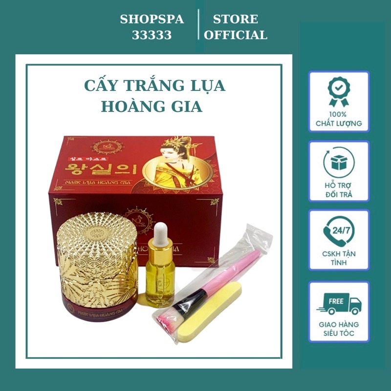 Cấy trắng lụa Hoàng Gia ,  Bộ sản phẩm cấy trắng dành cho spa