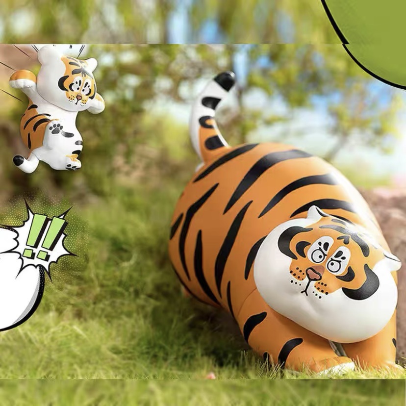 Mô Hình Búp Bê 2 Chú Hổ Panghu & Baby Series Dễ Thương Dùng Làm Quà Tặng Cho Bạn Bè
