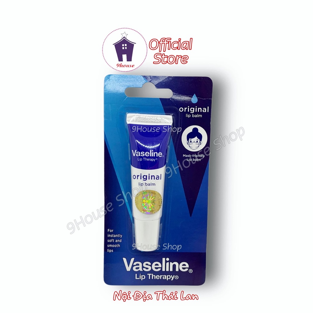 01 Tuýp Son Dưỡng Môi Vaseline Lip Therapy Thái Lan 10gram