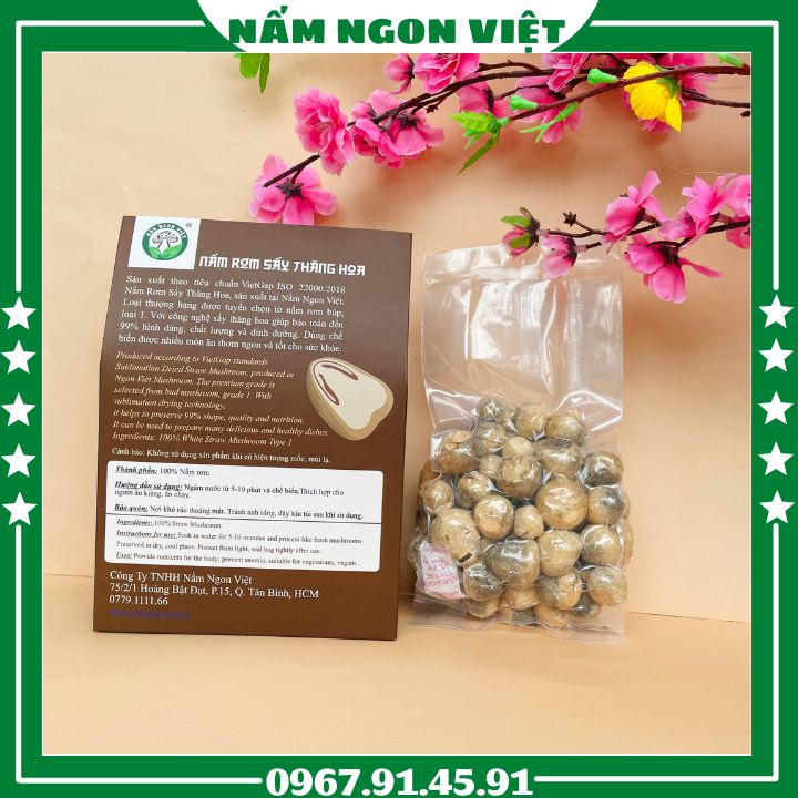 Nấm Rơm Sấy Khô  Không Mất Dinh Dưỡng Và Hình Dạng Màu Sắc Nấm
