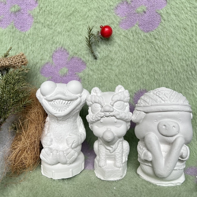 Set Tượng Tô Màu  size 8-13cm tặng kèm tượng mini