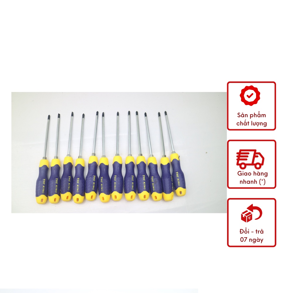 Tô Vít 2 Đầu 6 x 150mm THE KING Thép CRV Chống Gỉ