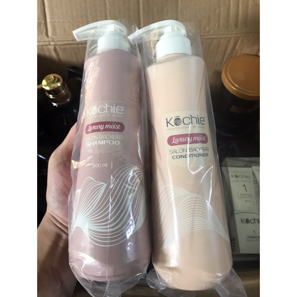 Dầu gội đầu cao cấp salon Backbar phục hồi tóc Kochie chai 500ml chính hãng