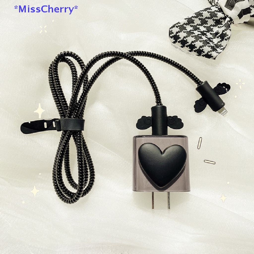 Bộ Phụ Kiện Bảo Vệ Dây Cáp Sạc Nhanh USB Cho iPhone 12 13Pro Mới