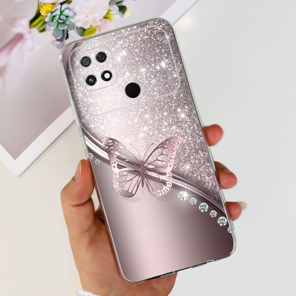 Ốp Điện Thoại Silicone TPU Mềm In Hình Khủng Long / Mèo Đáng Yêu Cho Xiaomi Poco C40 C50 2023 PocoC40 C 50 4G