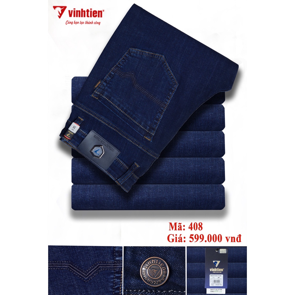 Quần Jeans Nam Cotton Cao Cấp Vĩnh Tiến 599
