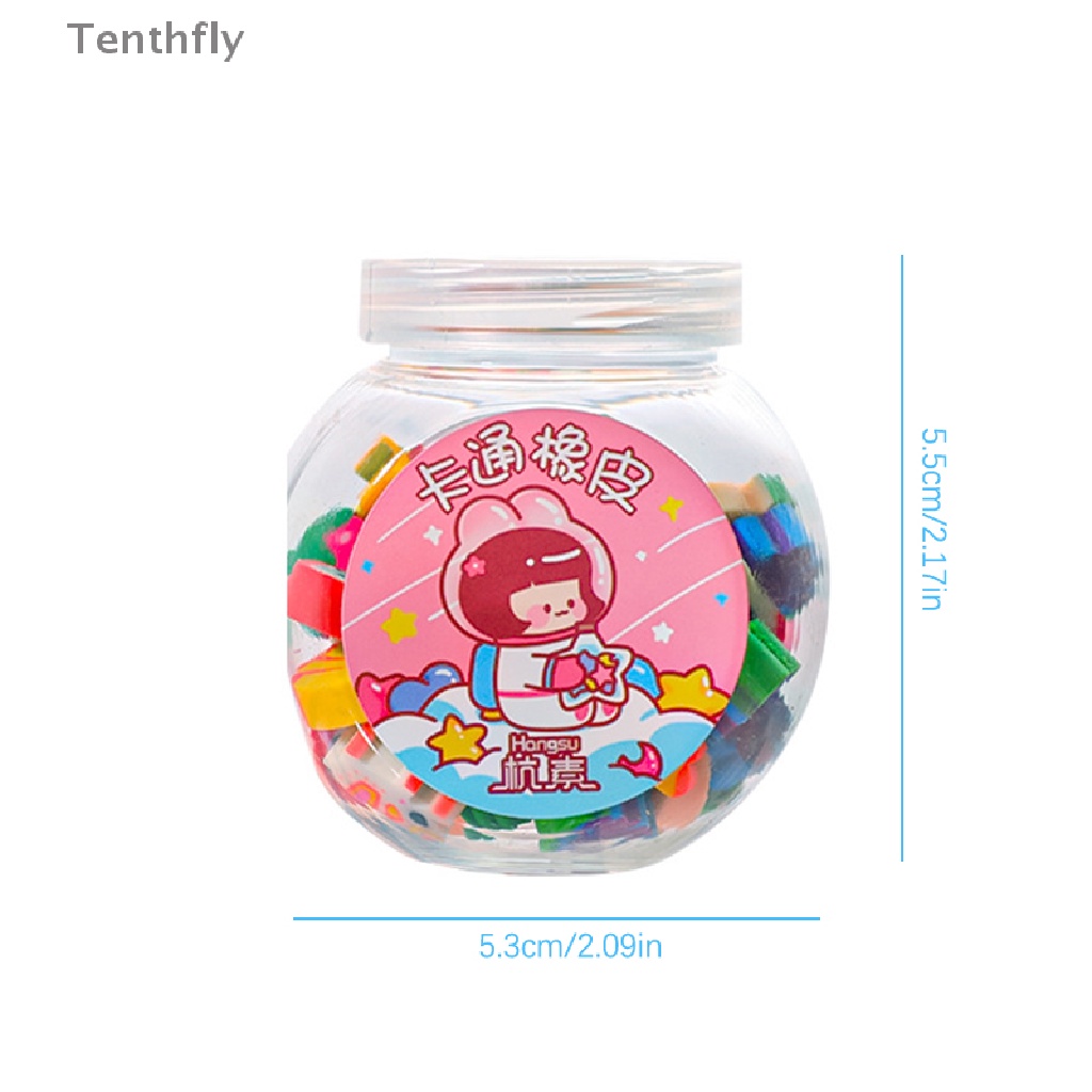 Bộ 50 Cục Tẩy Bút Chì Hình Động Vật / Trái Cây Mini Dễ Thương Mới