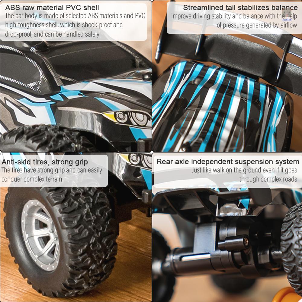 Xe Hơi Điều Khiển Từ Xa a2hovn S638 Mini Tốc Độ Cao Với 3 Pin 2.4GHz 1: 32 RC